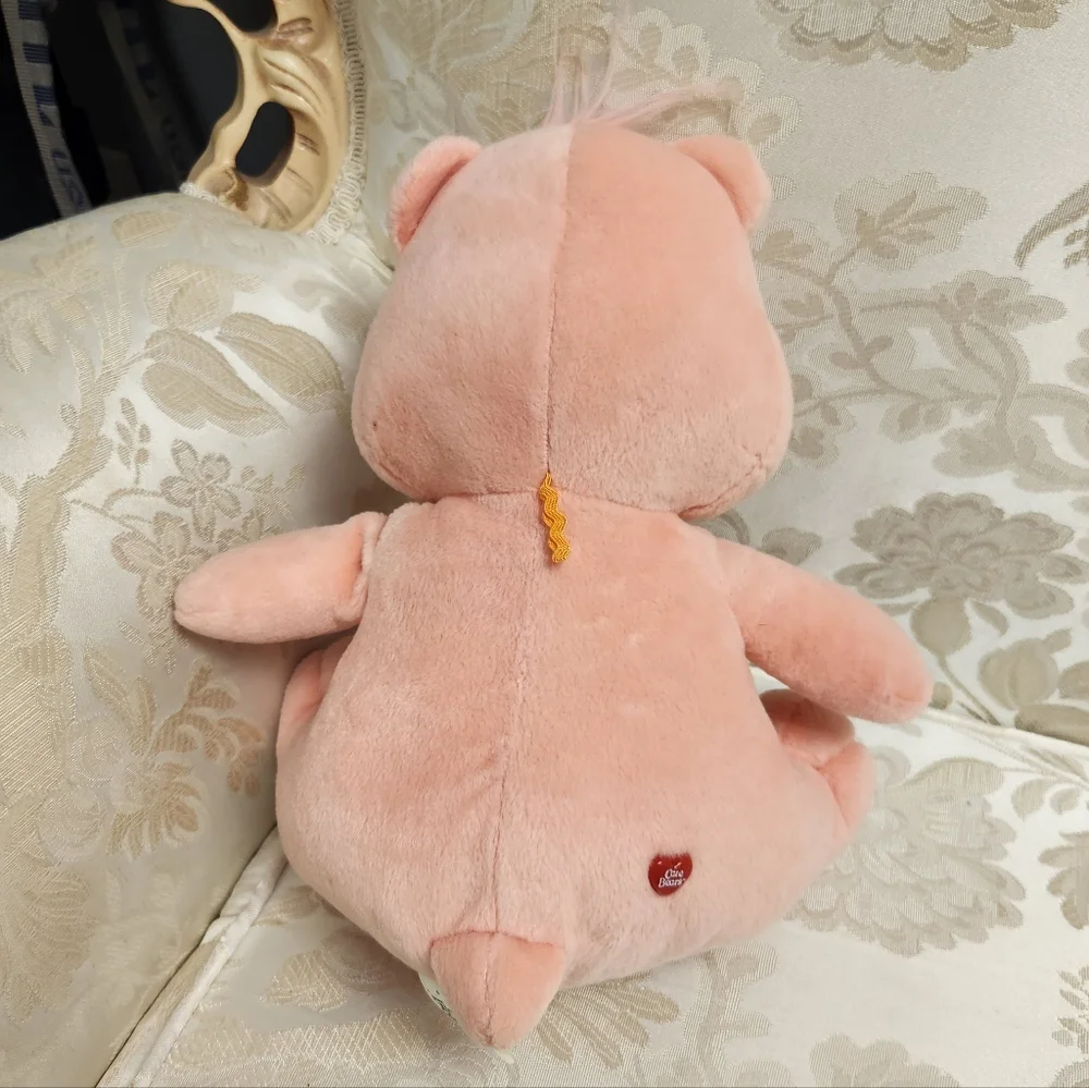 Vintage Care Bear Cheer Bear Plush 2003 Nanco Rainbow bear stuffed animal